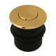 AS425ULB Air Activated Switch Button Only for Waste Disposal, Unlacquered Brass