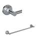 LO1/24APC Lombardia 24-in Wall Mount Single Towel Bar, Polished Chrome