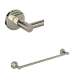 LO1/24PN Lombardia 24-in Wall Mount Single Towel Bar, Polished Nickel