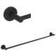LO1/30MB Lombardia 30-in Wall Mount Single Towel Bar, Matte Black