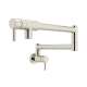 QL66L-PN-2 Modern Pot Filler with Metal Lever Handle, Polished Nickel