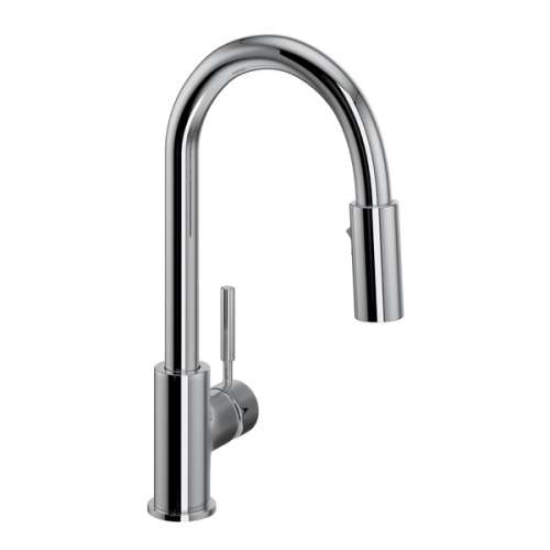 R7519APC Lux Side Handle Bar and Food Prep Stainless Steel Pulldown Faucet with Lever Handle
