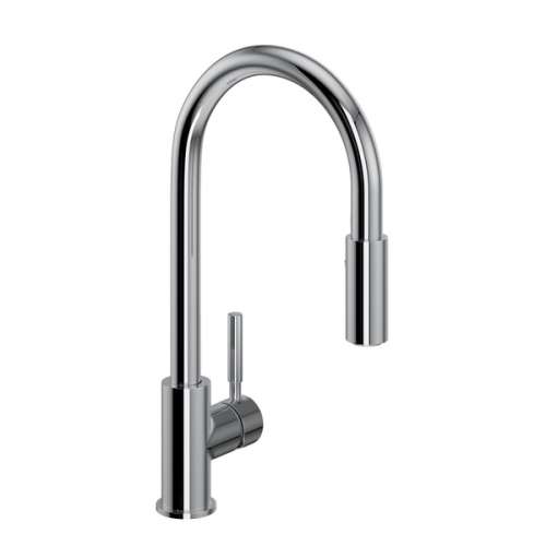 R7520APC Lux Side Handle Stainless Steel Pulldown Kitchen Faucet with Lever Handle