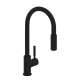 R7520MB Lux Side Handle Stainless Steel Pulldown Kitchen Faucet with Lever Handle, Matte Black