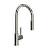 R7520PN Lux Side Handle Stainless Steel Pulldown Kitchen Faucet with Lever Handle, Polished Nickel