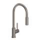 R7520STN Lux Side Handle Stainless Steel Pulldown Kitchen Faucet with Lever Handle, Satin Nickel