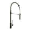R7521PN Lux Side Handle Stainless Steel Pro Pulldown Kitchen Faucet with Lever Handle, Polished Nickel