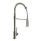 R7521PN Lux Side Handle Stainless Steel Pro Pulldown Kitchen Faucet with Lever Handle, Polished Nickel