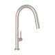 R7581LMSS-2 Lux Modern Pulldown Kitchen Faucet with Metal Lever Handle, Stainless Steel