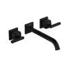TAP08W3LMMB Apothecary Wall Mount Bathroom Faucet Trim with Lever Handle, Matte Black