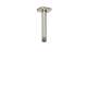 578PN 6-in Ceiling Mount Shower Arm with Square Escutcheon, Polished Nickel