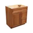 V302134.5SDRPRCANCE Providence Cherry Autumn Coffee Vanity with Side Drawers
