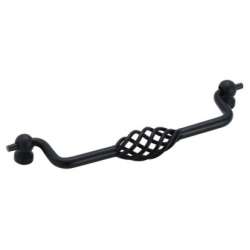 19324-FB Cabinet Hardware 7.25 in w. x 3.8 in h. x 2 in d. Flat Black