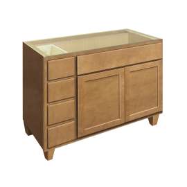 Samson Cabinetry 48-in W x 21-in D Georgetown FVBLD482134B-G