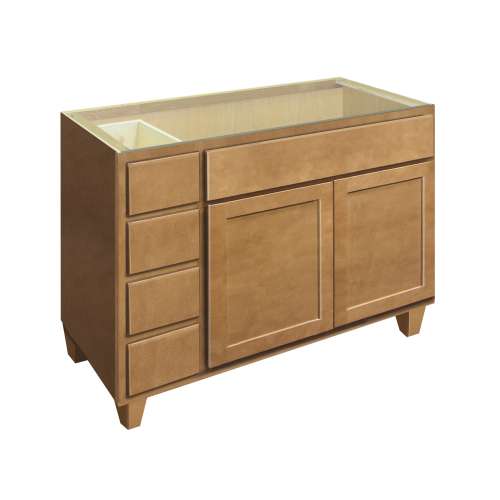 Samson Cabinetry 48-in W x 21-in D Georgetown FVBLD482134B-GAX