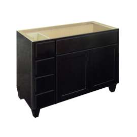 Samson Cabinetry 48-in W x 21-in D Georgetown FVBLD482134B-GON