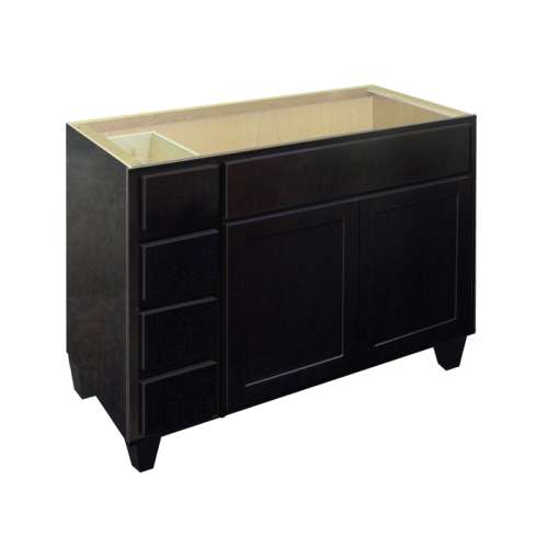 Samson Cabinetry 48-in W x 21-in D Georgetown FVBLD482134B-GON