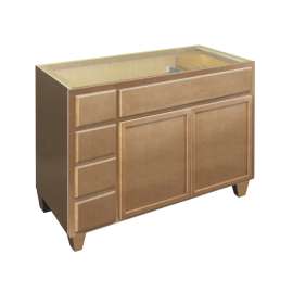 Samson Cabinetry 48-in W x 21-in D Harmony FVBLD482134B-H