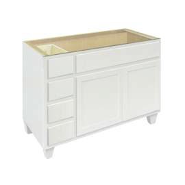 Samson Cabinetry 48-in W x 21-in D Georgetown FVBLD482134B-GWH