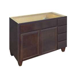 Samson Cabinetry 48-in W x 21-in D Harmony FVBRD482134B-HAB
