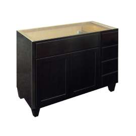Samson Cabinetry 48-in W x 21-in D Georgetown FVBRD482134B-GON