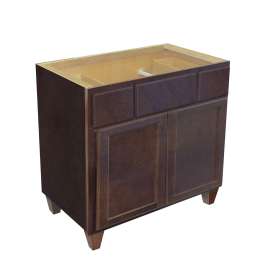 Samson Cabinetry 36-in W x 21-in D Harmony FVBTD362134B-HAB