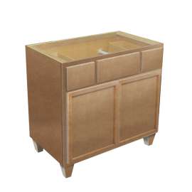 Samson Cabinetry 36-in W x 21-in D Harmony FVBTD362134B-H