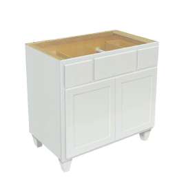 Samson Cabinetry 36-in W x 21-in D Georgetown FVBTD362134B-GWH