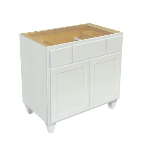 Samson Cabinetry 36-in W x 21-in D Georgetown FVBTD362134B-GWH