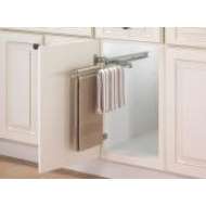P793ANO Pull-Out Towel Bar 5.75 in w. x 1.25 in h. x 17.75 in d. Anochrome