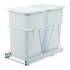 PRC12-2-27-W Waste Bin 11.25 in w. x 19 in h. x 23 in d. White
