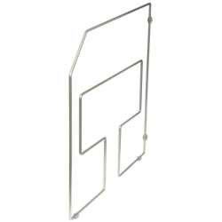 TD18-FN Tray Divider 1 in w. x 18 in h. x 19.5 in d. Frosted Nickel