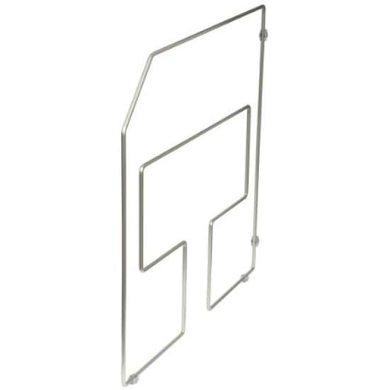 TD18-FN Tray Divider 1 in w. x 18 in h. x 19.5 in d. Frosted Nickel