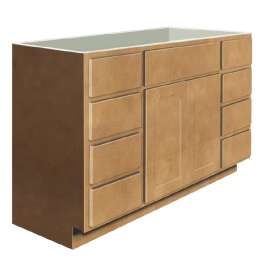 Samson Cabinetry 60-in W x 21-in D Georgetown VBED602134B-G