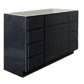 Samson Cabinetry 60-in W x 21-in D Georgetown VBED602134B-GON