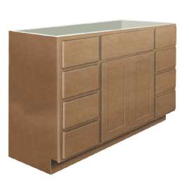 Samson Cabinetry 60-in W x 21-in D Harmony VBED602134B-H