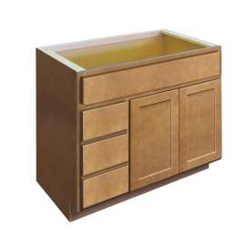 Samson Cabinetry 36-in W x 21-in D Georgetown VBLD362134B-G