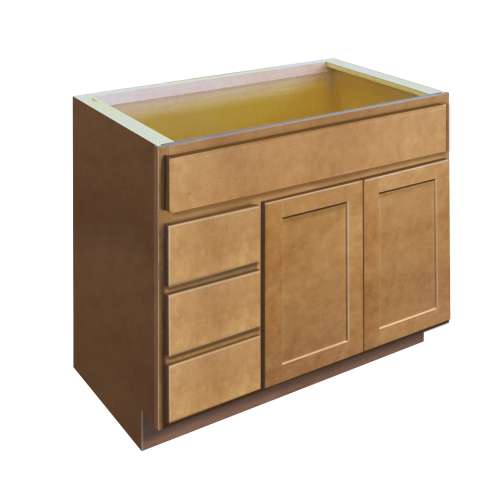 Samson Cabinetry 36-in W x 21-in D Georgetown VBLD362134B-GAX