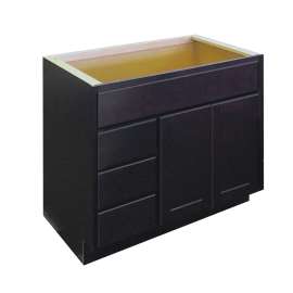 Samson Cabinetry 36-in W x 21-in D Georgetown VBLD362134B-GON