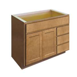 Samson Cabinetry 36-in W x 21-in D Georgetown VBRD362134B-G