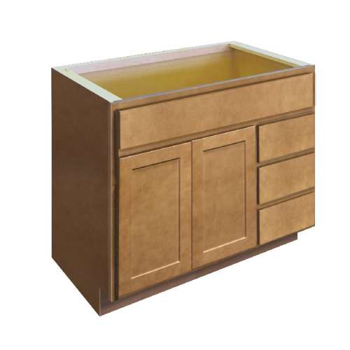 Samson Cabinetry 36-in W x 21-in D Georgetown VBRD362134B-G