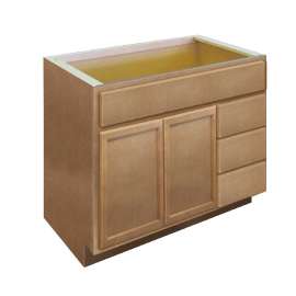 Samson Cabinetry 36-in W x 21-in D Harmony VBRD362134B-H
