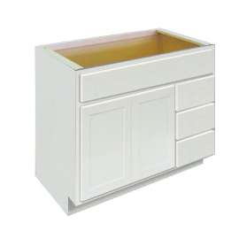 Samson Cabinetry 36-in W x 21-in D Georgetown VBRD362134B-GWH