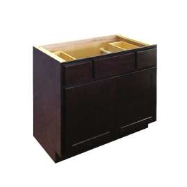 Samson Cabinetry 36-in W x 21-in D Georgetown VBTD362134B-GON