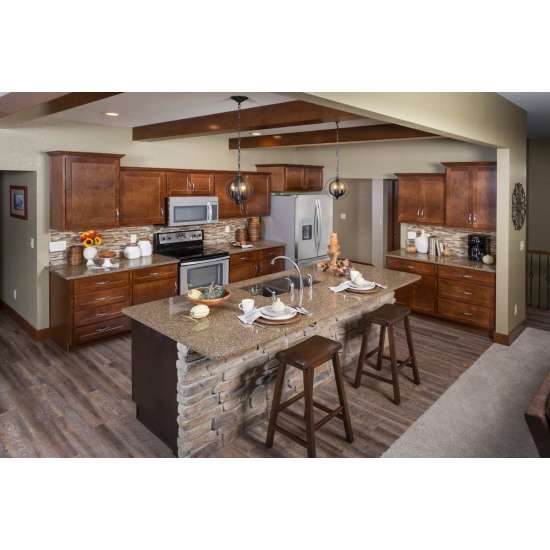 AMR3636A6E Wall Mirror 36 in w. x 36 in h. x  in d. Georgetown Door Maple Wood