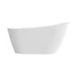 SMAFTA6731-G31 Allure Grande 67-in x 31-in x 28-in Freestanding Acrylic Bathtub With End Drain, White (Gloss)