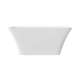 SMAFTL5930-M31 Liberty 59-in x 30-in x 23-in Freestanding Acrylic Bathtub With Center Drain, White (Matte)