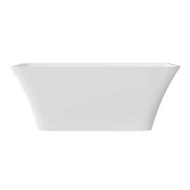 67-in x 30-in x 23-in Freestanding Acrylic Bathtub With Center Drain