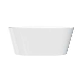 59-in x 31-in x 23-in Freestanding Acrylic Bathtub With Center Drain