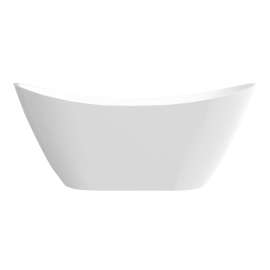 67-in x 31-in x 27-in Freestanding Acrylic Bathtub With Center Drain